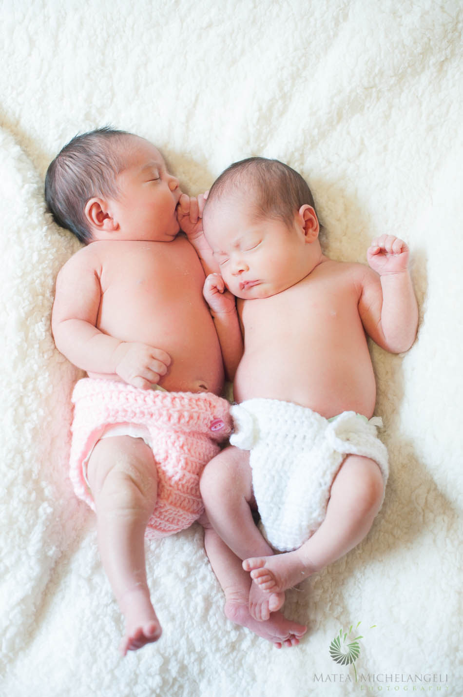 Victoria and Valentina ~ Kalamazoo Newborn Photographer  Matea Michelangeli Photography