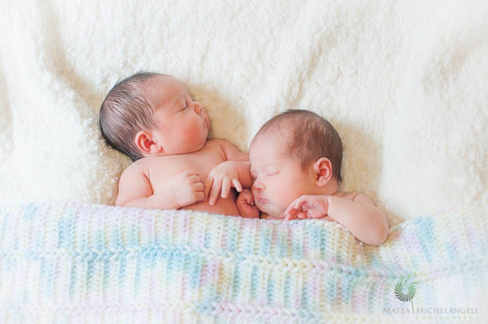 newborn baby twin girls