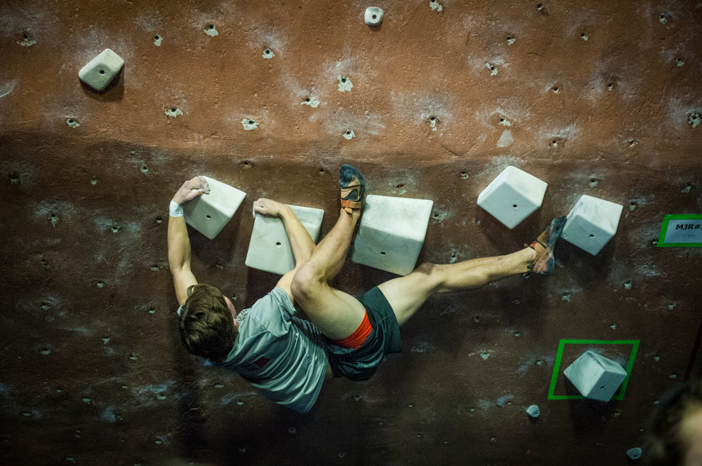 Rock climbing ABS competition divisionals